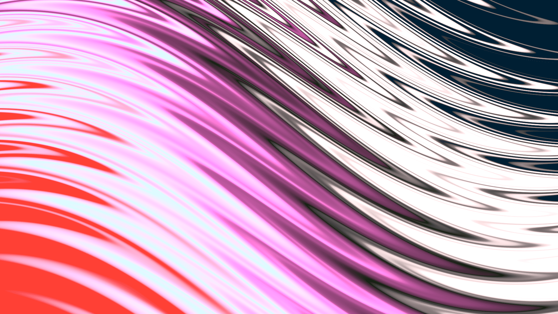 Animated shader gradient with metallic color and dimensional light